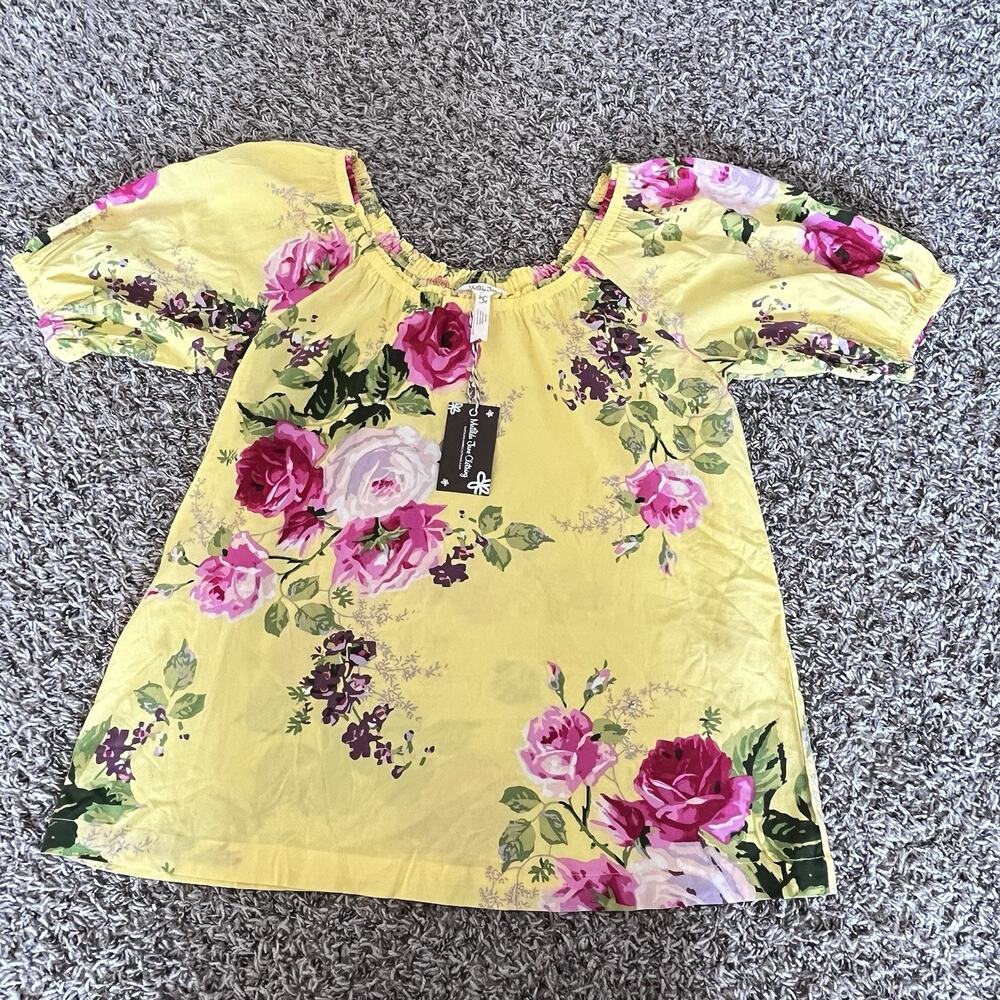 Matilda Jane Sz S Floral Blouse XL Cottagecore Fairy Boho Feminine Romantic